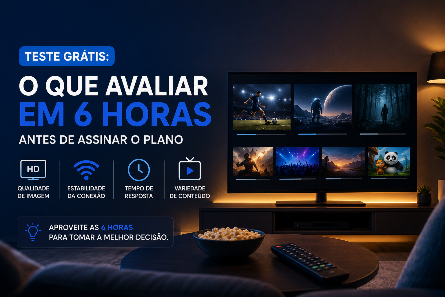 Teste grátis: o que avaliar em 6 horas