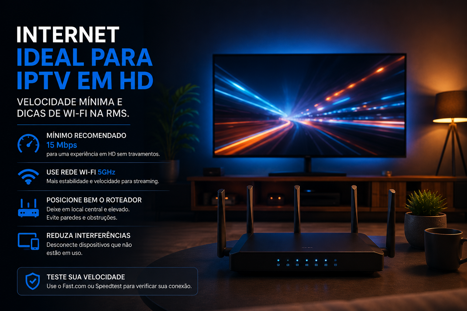 Internet ideal para IPTV